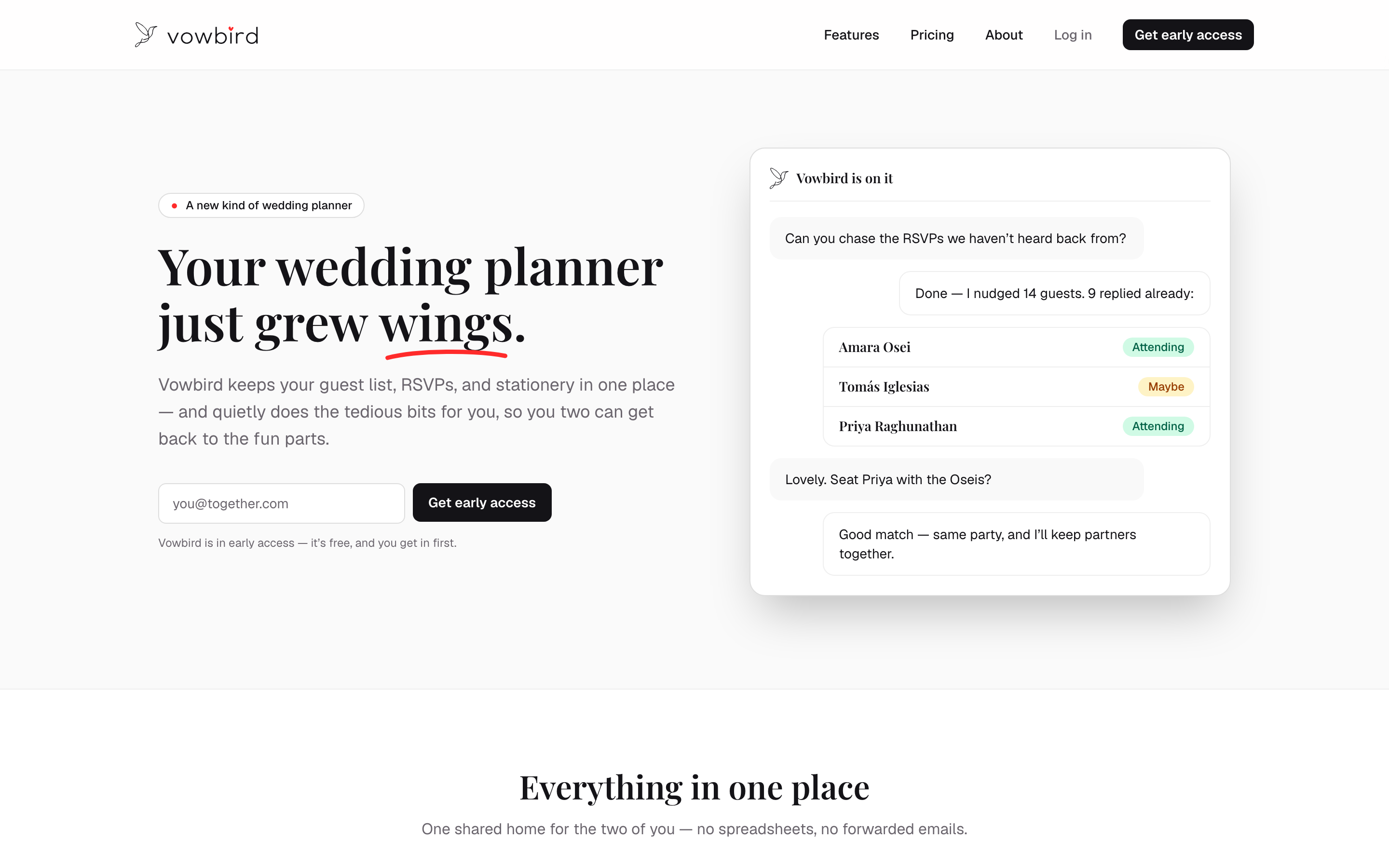 Marketing site